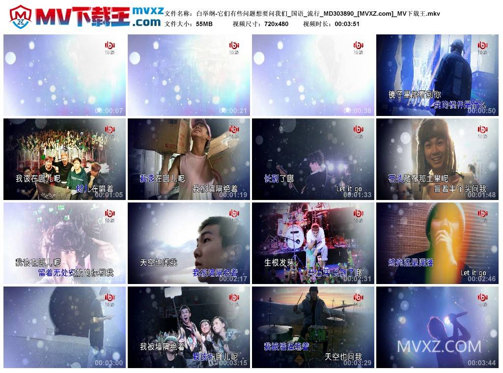 白举纲-它们有些问题想要问我们_国语_流行_MD303890